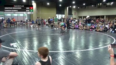 100 lbs Round 3 (6 Team) - Jonathan Benavides, Gulf Coast WC vs Carson Gambill, Williamson County WC