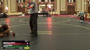 82 lbs Quarterfinals (8 Team) - Caleb Hodo, MHWC vs McKayla Steele, Revival White