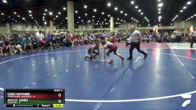 120 lbs Round 1 (4 Team) - Cash Waymire, Young Guns- Nashville vs Nycco Jones, Stars WC