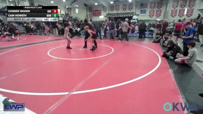 67 lbs Quarterfinal - Conner Woods, Salina Wrestling Club vs Cain Howeth, Barnsdall Youth Wrestling