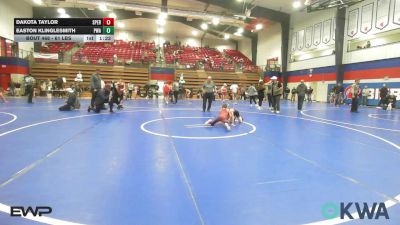 61 lbs Rr Rnd 5 - Dakota Taylor, Sperry Wrestling Club vs Easton Klinglesmith, Perry Wrestling Academy