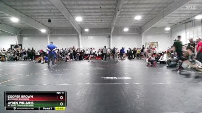 60 lbs Cons. Semi - Cooper Brown, Backyard Brawlers vs Ayden Williams, KC Elite Training Center