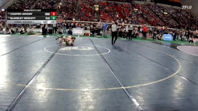 5A 126 lbs Cons. Round 1 - Blakeley Hewlett, Blackfoot vs Cooper Lehosit, Emmett