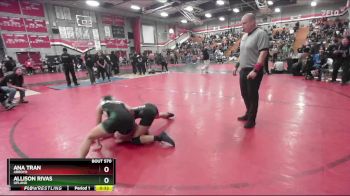 110 lbs Cons. Round 4 - Ana Tran, Arroyo vs Allison Rivas, Upland