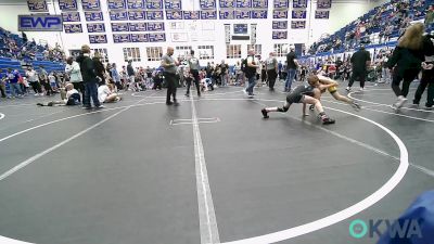 80 lbs Consolation - Brennan Gray, Midwest City Bombers Youth Wrestling Club vs Paisleigh Carpenter, Midwest City Bombers Youth Wrestling Club