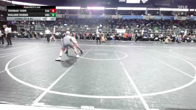 155 lbs Consi Of 8 #2 - Thomas York, Station Camp vs Walker Hobbs, Cheatham County WC