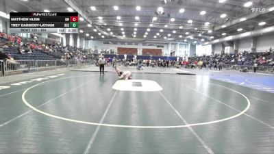 184 lbs Champ. Round 1 - Trey Darmody-Latham, Onondaga Community College vs Matthew Klein, Rensselaer Polytechnic Institute
