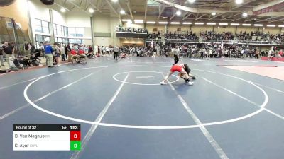 120 lbs Round Of 32 - Brent Von Magnus, Bridgewater-Raynham vs Camden Ayer, Champlain Valley