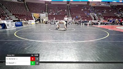 121 lbs Consy Rd I - Drew Scherer, Boiling Springs vs Sal Nassif, Franklin Regional