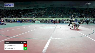 143 lbs Round Of 64 - Ethan Applebee, Piedmont vs Jesus Gutierrez, Clinton, Ok