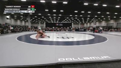 132 lbs Champ. Rd Of 16 - Garrett Bowden, Askren Wrestling Academy vs Sabatino Sciullo, CRWC