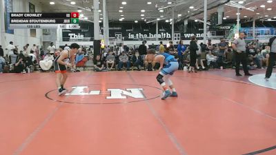 128 lbs Rr Rnd 2 - Brady Crowley, Kraken - HSC vs Brendan Stoutenburg, Journeymen Black - HSC