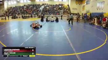 120 lbs Cons. Round 2 - Jagston Shepard, Green Machine vs Riley Taylor, Vipers WC