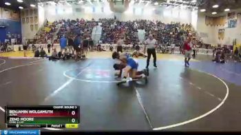 132 lbs Champ. Round 3 - Zeno Moore, CFWA @ LHP vs Benjamin Wolgamuth, Alpha