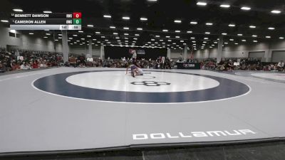 74 lbs 1st Place Match - Cameron Allen, Oconomowoc Wrestling Club vs Bennett Dawson, Raw Wrestling Club