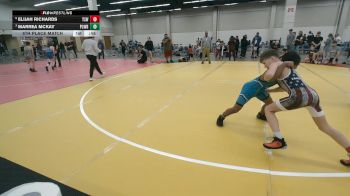 92 lbs 5th Place Match - Elijah Richards, Texas Select Wrestling vs Marrea McKay, Powerhouse Wrestling