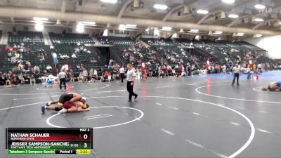 285 lbs Cons. Round 3 - Jeisser Sampson-Sanchez, Fort Hays Tech Northwest vs Nathan Schauer, Northern State