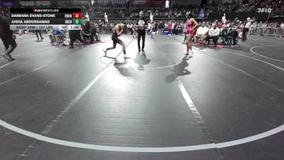 127 lbs Quarterfinal - Damiana Evans-Stone, Bound Brook vs Aisha Abdussamad, Orchard South WC