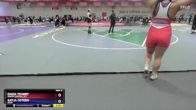 207 lbs Cons. Round 4 - Dasia Yearby, North Central (IL) vs Katja Osteen, Iowa