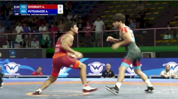 71 kg 1/4 Final - Arvin Khosravy, United States vs Anri Putkaradze, Georgia