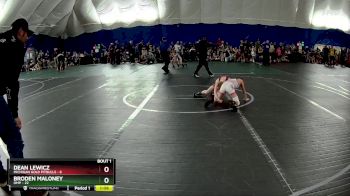 68 lbs Round 1 (3 Team) - Dean Lewicz, Michigan Gold Pitbulls vs Broden Maloney, OMP