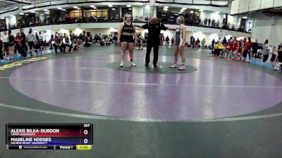 207 lbs Champ. Round 2 - Madeline Hodges, Sacred Heart University vs Alexis Bilka-Durdon, Tiffin University