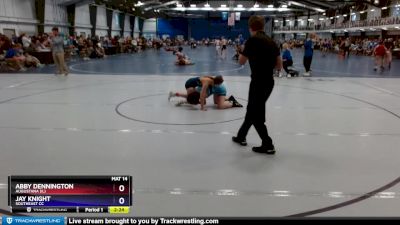 131 lbs Cons. Round 2 - Abby Dennington, Augustana (IL) vs Jay Knight, Southeast CC