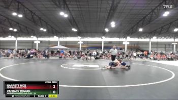 92 lbs Semis & 1st Wrestleback (8 Team) - Garrett Rice, Team Northwest vs Zackary Rowan, Middleton Wrestling Club