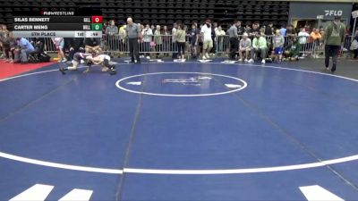 82 lbs 5th Place - Silas Bennett, Gillet vs Carter Meng, Williamstown