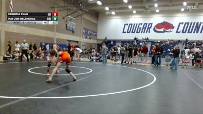 120-126 lbs Round 3 - Demothi Ryan, HotShots vs Hayden Melendrez, Cornerstone Mat Club