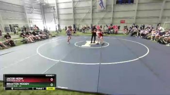 120 lbs Round 1 (8 Team) - Jacob Herm, Wisconsin Blue vs Braxton Moody, Kansas Blue