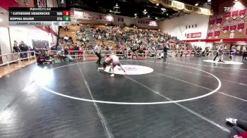 125 lbs Champ. Round 1 - Catherine Hendricks, Torrington vs Sophia Bauer, Star Valley