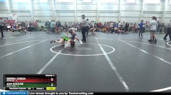 126 lbs Round 3 (10 Team) - Sam Knouse, Ohio Titan vs Sierra Chiesa, Rambler