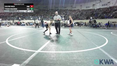 75 lbs Round Of 16 - Colter Hale, Powerhouse Wrestling vs Tyson Walters, Madill Takedown