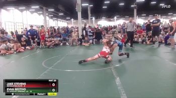 92 lbs Round 2 (4 Team) - Evan Restivo, U2 Upstate Uprising 2.0 vs Jake Stevens, Revolution Elite