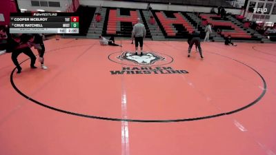 106 lbs Cons. Round 4 - Cooper McElroy, TUTTLE (OK) vs Crue Hatchell, Chicago (MARIST)