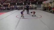 43 lbs Champ. Round 1 - Rhylee Goolsbey, Powell Wrestling Club vs Jaxon Harrill, Cut Bank