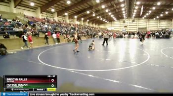 97 lbs Cons. Round 5 - Breidyn Ralls, Arizona vs Peyton Hogan, Uintah Wrestling