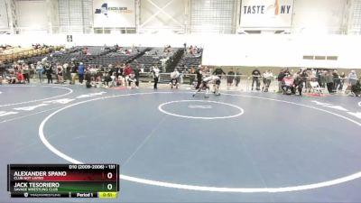 131 lbs Cons. Round 5 - Alexander Spano, Club Not Listed vs Jack Tesoriero, Savage Wrestling Club