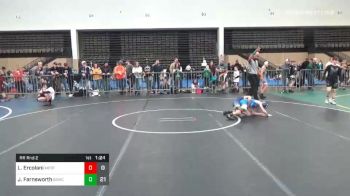 65 lbs Prelims - Landon Ercolani, Maine Trappers ES vs Justin Farnsworth, Broad Axe Wrestling Club Red