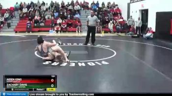 120 lbs Semifinal - Aiden King, Bishop Hartley vs Zachary Davis, Westerville Central