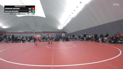 197 lbs Champ. Round 1 - Daylan Schurg, Unattached vs Spencer Watson, Wabash