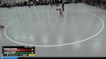 53 lbs Cons. Round 4 - Chance Peters, Claremore Wrestling Club vs Darek Flores, ISI Wrestling Club