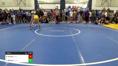 115 lbs Round Of 32 - Parker Enciso, Ygwc vs Lane Richey, Connellsville