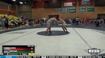 285 lbs 1st Place Match - Corbin Hayes, Bakersfield vs Emitt Mercado, Rio Hondo