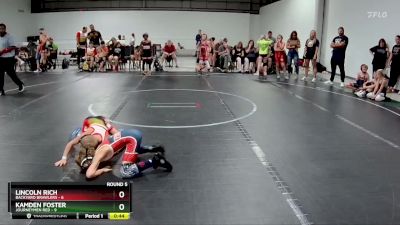 48 lbs Round 5 (8 Team) - Lincoln Rich, Backyard Brawlers vs Kamden Foster, Journeymen Red