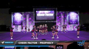 Cheer Factor - Prophecy [2022 L2 Junior - Medium Day 1] 2022 Spirit Unlimited: Battle at the Boardwalk Atlantic City Grand Ntls