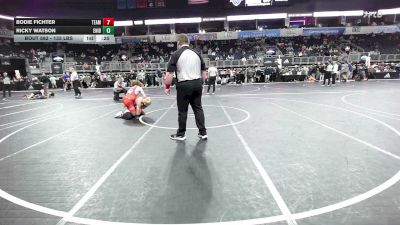 133 lbs 7th Place - Bodie Fichter, Team Central WC vs Ricky Watson, Enid Youth WC