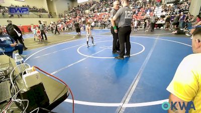 55 lbs Final - Beckett Steele, Prairie Grove Youth Wrestling vs James Evans, Bartlesville Wrestling Club