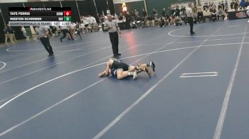 113 lbs Quarterfinals (8 Team) - Tate Ferris, Burwell vs Weston Schirmer, Ravenna